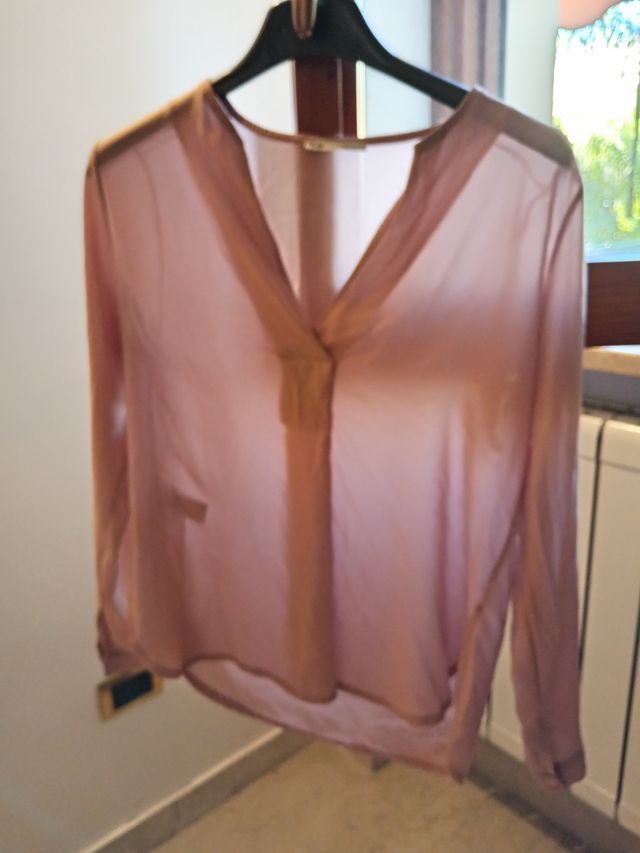 Camicia donna rosa