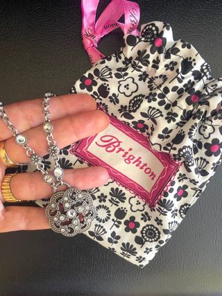 Collana Brighton Argento e Strass 