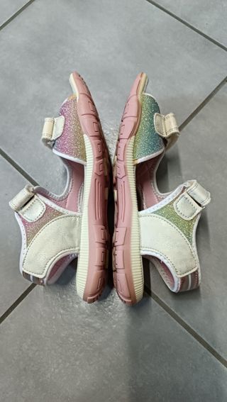 Sandali Bata bambina oro/rosa taglia 35