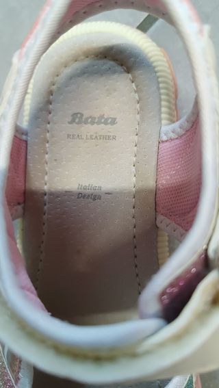 Sandali Bata bambina oro/rosa taglia 35