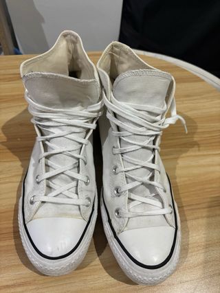 Converse Plataforma All Stars Blancas