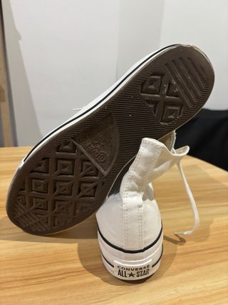 Converse Plataforma All Stars Blancas