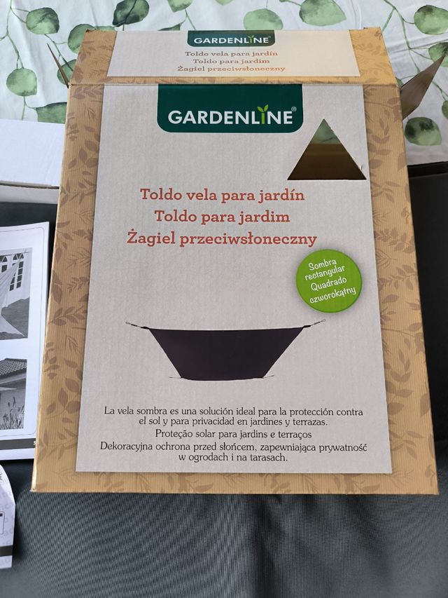 Toldo Vela para Jardín GARDENLINE 300cmX200cm