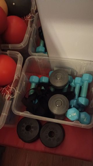 Pesas Fitness 2kg y Mancuernas por unidades