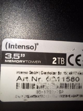Disco Duro Externo Intenso 2TB