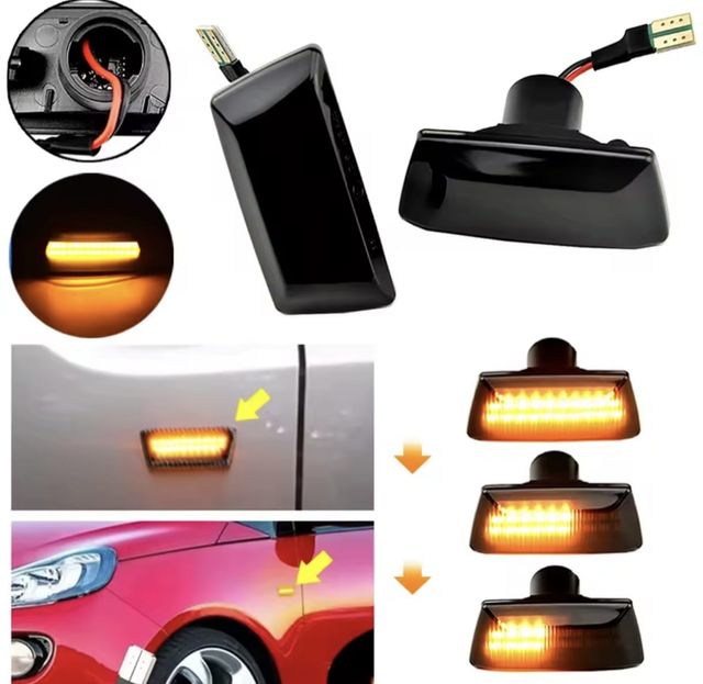 Luces LED Intermitentes Laterales para Opel Astra.