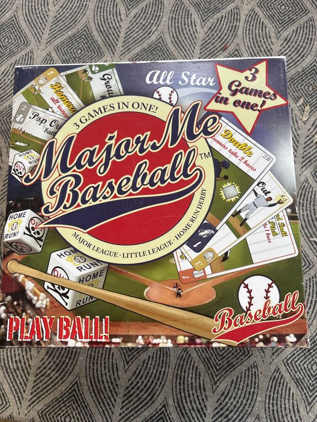 Major Me Basebsll  juego de besibol, 3 en 1