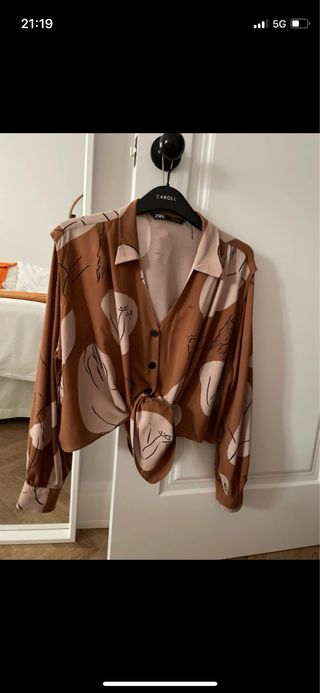 Camisa Zara Estampada