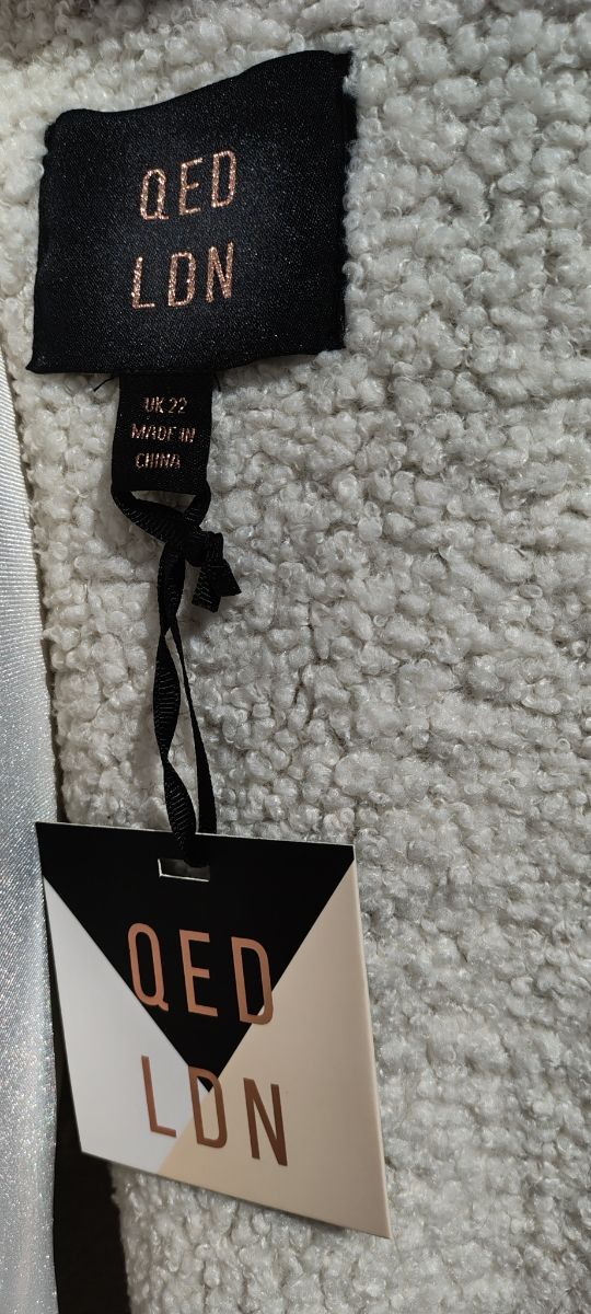 Cappotto marrone con interno in sherpa