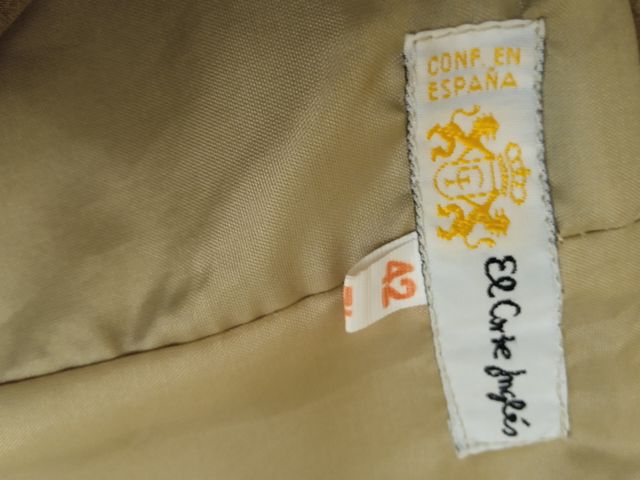 Vestido camisero entretiempo, forrado, sin bolsill