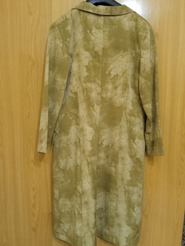 Vestido camisero entretiempo, forrado, sin bolsill