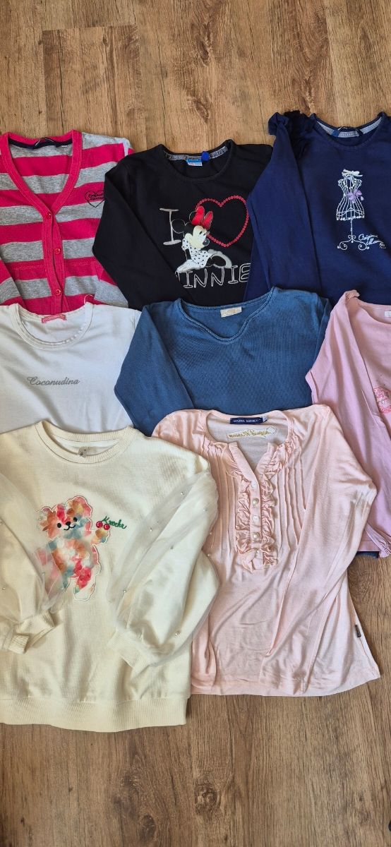 Set 8 maglie e magliette 10 anni. Ottime condizion