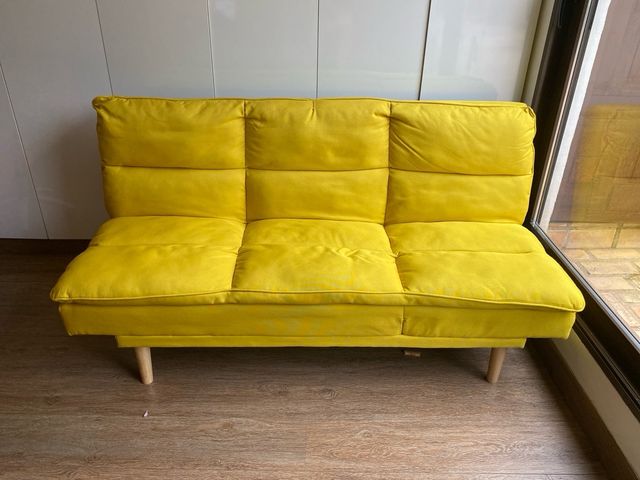 Sofá Cama Amarillo