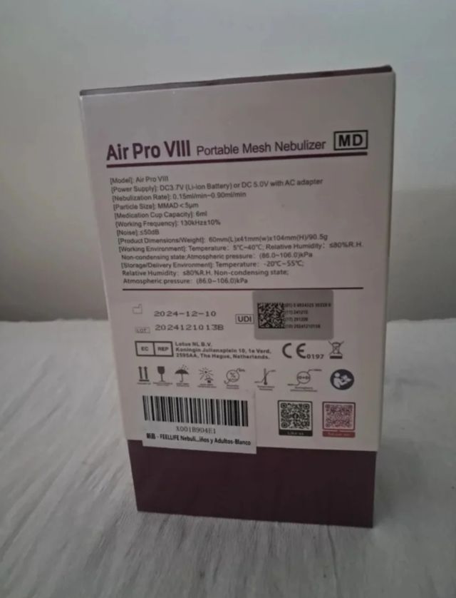 Nebulizador Air Pro VIII Fellife Portátil