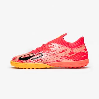 Botas de fútbol niño con cordones CLR TURF red storm