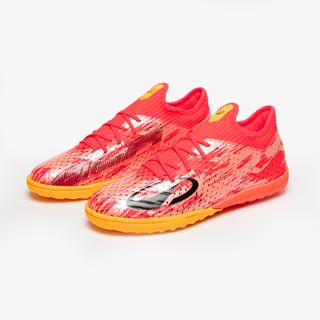 Botas de fútbol niño con cordones CLR TURF red storm