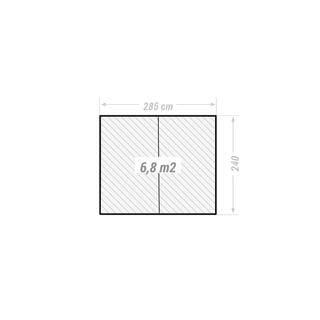 Toldo tarp de vivac ultraligero dos estaciones Forclaz