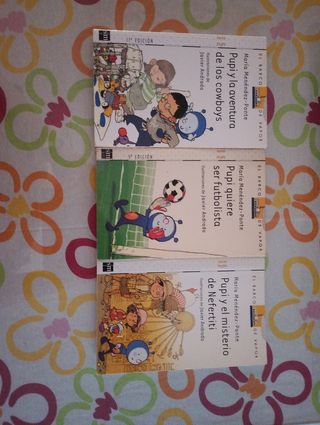 Colección de libros de Pupi:n°1,7,15