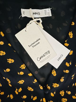 Vestido Mango estampado floral chica/adolescentes