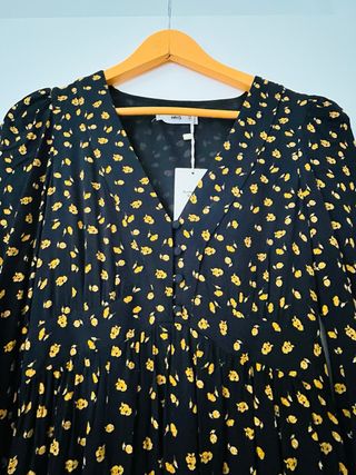 Vestido Mango estampado floral chica/adolescentes