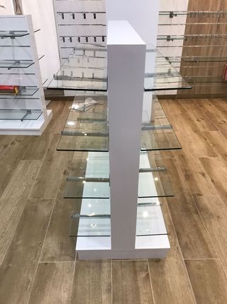 Góndola 1.20x1.50 Doble Cara Cristales/Ganchos