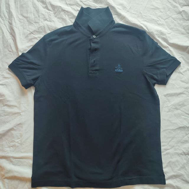 Polo Façonnable Azul Marino Slim Fit
