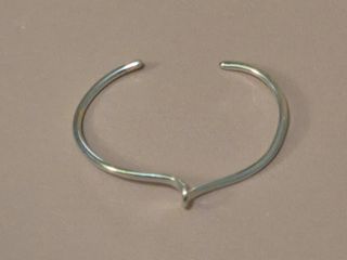 Pulsera vintage onda plata esterlina