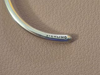 Pulsera vintage onda plata esterlina