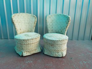 Sillones Emma Beige y Dorado