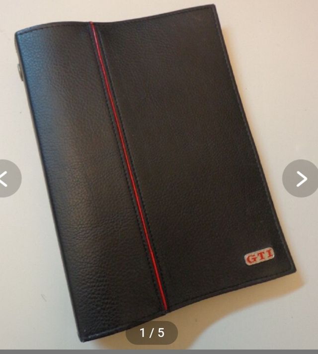 Carpeta Documentos Golf GTI Negra