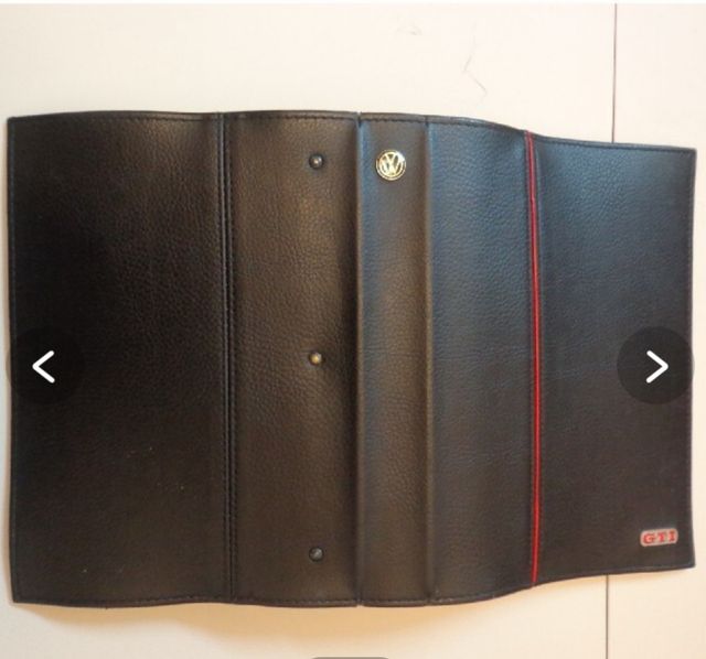 Carpeta Documentos Golf GTI Negra