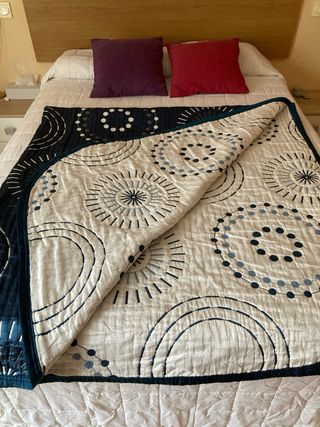 Colcha doble cara para cama 135