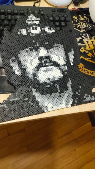 Manualidad Hama Beads Pixel Art lemmy motorhead