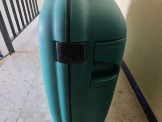 Maleta de viaje verde azulado 