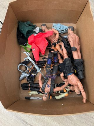 Lote Action Man: Coche, Moto y Perro