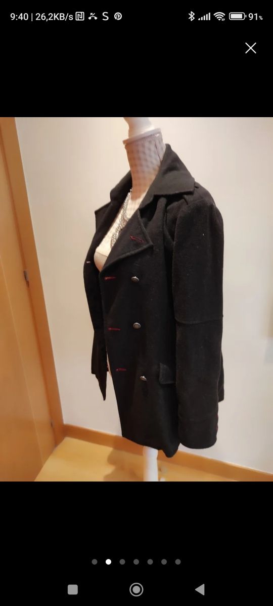 Chaquetón marinero negro