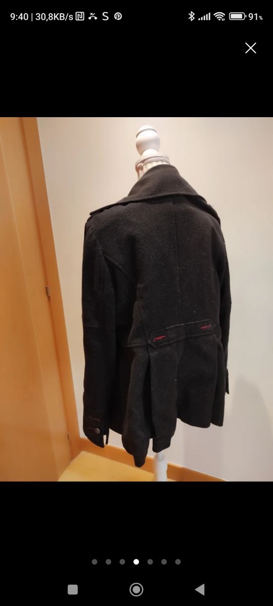 Chaquetón marinero negro