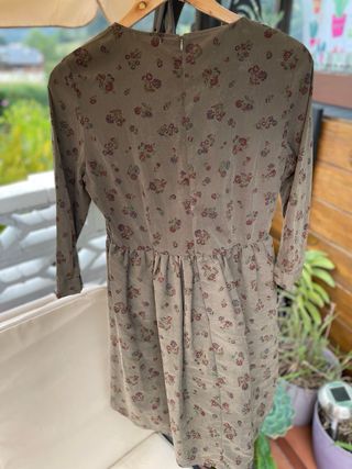 Vestido Kling verde floreado