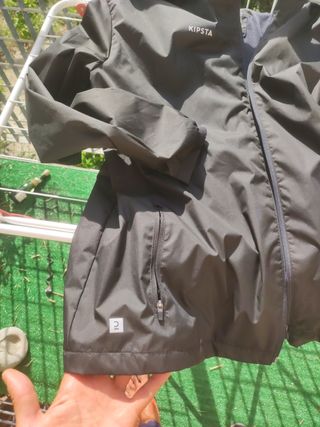 Giacca a vento Kipsta con cappuccio TG XXL