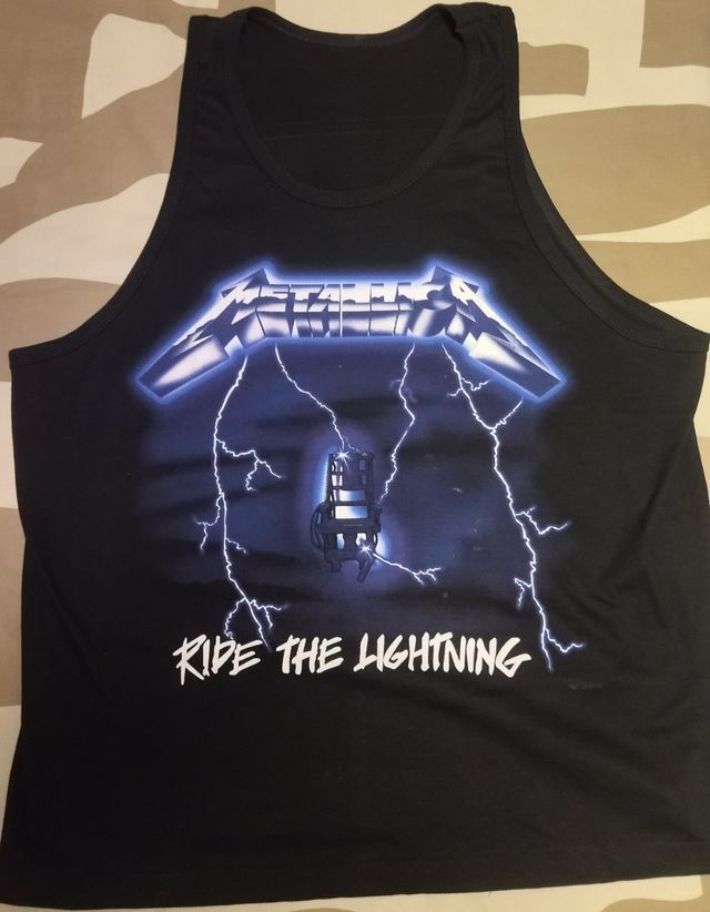 Camiseta Tirantes Metallica Ride the Lightning