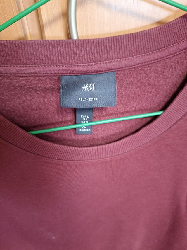 Sudadera Burdeos Talla L