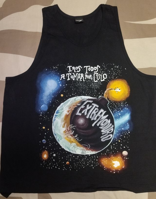 Camiseta Extremoduro Tirantes Negra