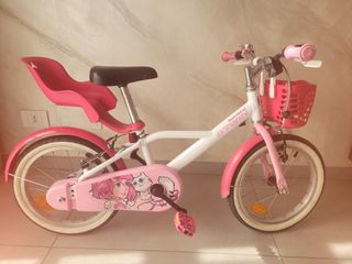Bici Btwin Docto Girl 500 rosa 16 pollici 5-7 anni