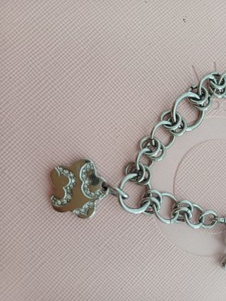 Bracciale con pendente quadrifoglio