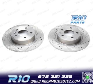 DISCOS DE FRENO PARA BMW PERFORADOS RANURADOS
