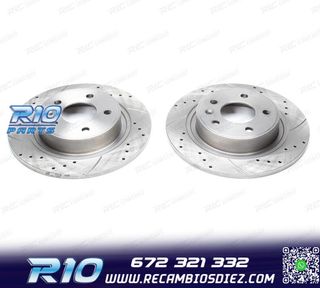 DISCOS DE FRENO PARA DAEWOO CHEVROLET PERFORADOS RANURADOS
