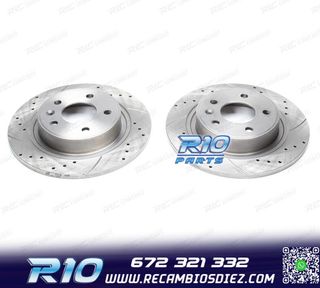 DISCOS DE FRENO PARA FIAT PERFORADOS RANURADOS