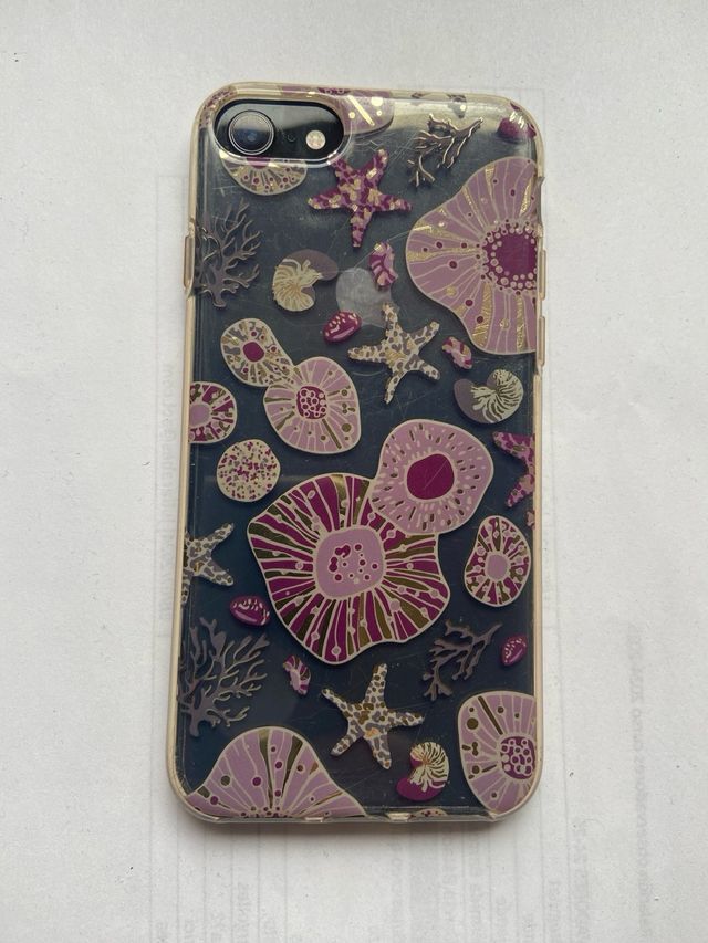 Custodia trasparente per iPhone 7/8/SE con motivi marini