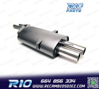 SILENCIOSO ESCAPE PARA BMW SERIE 3 E46 2000- x2 BIS