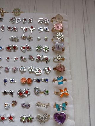 Colección Pendientes y Anillos para niña